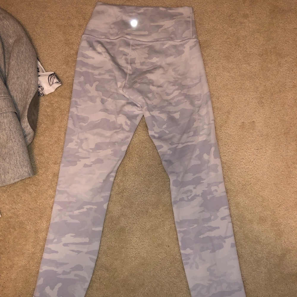 Lulu lemon gray camo leggings